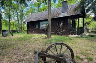 Haus kaufen in 01796 Dohma, Freiheit pur! Einzigartige historische Jagdhütte auf 4000 m² Eigentumsland