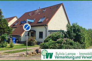Haus mieten in Lilienstraße, 39221 Biere, Doppelhaus mit Garage und großem Garten zu vermieten