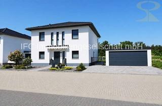 Villa kaufen in 06846 Kleinkühnau, Neubau-Stadtvilla mit Doppelgarage und Pool auf Grundstück mit unverbaubarem Blick