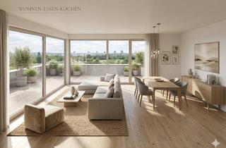 Penthouse kaufen in Habsburger Str. 10, 79639 Grenzach-Wyhlen, Penthouse mit Dachterrasse und Südwestausrichtung über den Dächern von Grenzach-Wyhlen