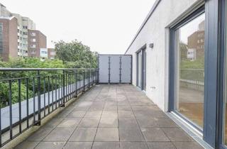 Penthouse mieten in Zur Alten Kaserne 54, 40470 Mörsenbroich, Penthouse mit Weitblick: Lichtdurchflutete Eleganz und großzügige Dachterrasse