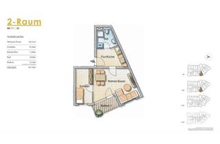 Wohnung mieten in Hauptstraße, 04416 Markkleeberg, Helle 2 Raum-Wohnung mit Balkon im 1.OG!