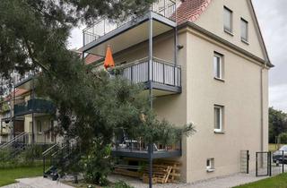 Wohnung mieten in Nordstraße, 04442 Zwenkau, Effizienzhaus 40ee, hell, ruhig, 2-Raumwohnung mit Balkon und Gartenblick