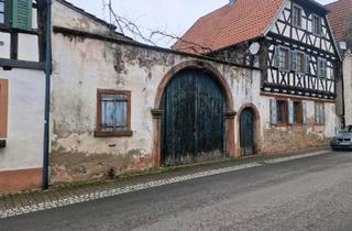 Haus kaufen in 67482 Freimersheim, Freimersheim (Pfalz) - Historisches Fachwerkhaus Sanierungsobjekt