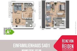 Einfamilienhaus kaufen in 36419 Geisa, Geisa - Einfamilienhaus S400 - Neubau Geisa - Heinz von Heiden-Haus mit 102qm - inkl. PV-Anlage