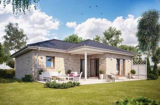 Einfamilienhaus kaufen in 09557 Flöha, Flöha - Winkelbungalow CU540 massiv schlüsselfertig Festpreisgarantie PV opt.