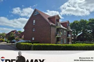 Wohnung kaufen in 26409 Wittmund, Gepflegte 2-Zimmer-Erdgeschosswohnung mit Einbauküche und Balkon in Wittmund