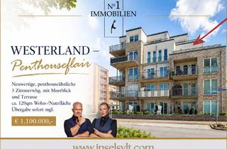 Penthouse kaufen in 25980 Sylt, Neuwertige penthouseähnliche 3 Zimmerwohnung , am Strand, Meerblick, Garage, Terrasse