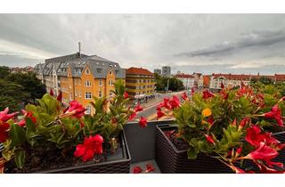 Wohnung mieten in Magdeburger Allee, 99086 Andreasvorstadt, Moderne DG-Wohnung mit Wärmepumpe, Einbauküche, Geschirrspüler und Balkon mit Weitblick