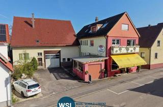 Haus kaufen in 73265 Dettingen, Wohn- und Geschäftshaus mit XXL Grundstück, Gartenhaus und Scheune in zentraler Lage von Dettingen