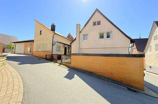 Haus kaufen in 74928 Hüffenhardt, Ein-/Zweifamilienhaus mit qualitativer Halle / Werkstatt als Gewerbemöglichkeit in Hüffenhardt