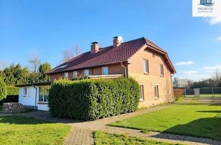 Haus kaufen in 18574 Poseritz, +++ Wohn- und Ferienhaus in Hafennähe mit 2 Wohnungen, EBK, Nebengebäude und Baulandreserve +++