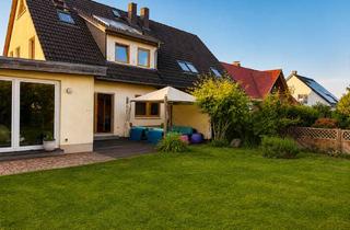 Haus mieten in 18055 Brinckmansdorf, 2 getrennte WE im DHH mit Anbau - Feldrandlage mit 7 Z., Kamin, 3 Bädern, Südterrasse, EBK, Carport