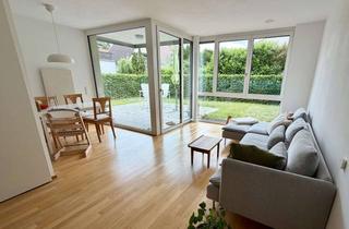 Immobilie mieten in 55218 Ingelheim, Helle möblierte 3-Zimmer-Gartenwohnung in zentraler Lage von Ingelheim –bis zu 1 Jahr zur Untermiete
