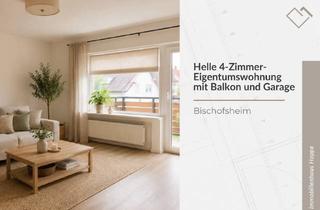 Wohnung kaufen in 65474 Bischofsheim, Modernisierte 4-Zimmer-Wohnung in Dreifamilienhaus