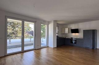 Wohnung mieten in Am Alten Bahnhof 41, 55270 Klein-Winternheim, Helle, barrierefreie 4-Zimmer-Wohnung mit Balkon und Fußbodenheizung in Klein-Winternheim