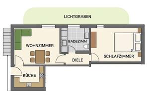 Wohnung mieten in Bernerstrasse 46, 79395 Neuenburg, ENDOBA -I- 2-Zimmer Einliegerwohnung zur Miete