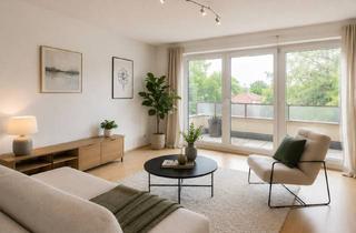 Wohnung mieten in 91052 Erlangen, Helle 2,5-Zimmer-Dachgeschosswohnung mit großer Terrasse, Einbauküche und Tiefgaragenstellplatz