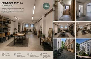 Gewerbeimmobilie mieten in Grimmstraße 26, 10967 Kreuzberg, Lager- oder Atelierfläche im Souterrain in Berlin-Kreuzberg (ohne Wasser/Abwasser!)