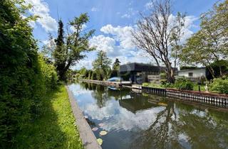 Garagen kaufen in 12589 Berlin, Naturidylle am Wasser – romantisches Baugrundstück in Neu-Venedig mit kleinem Bungalow