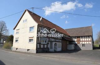 Lager kaufen in Erlenstraße 10, 36325 Feldatal, Weitläufiger Resthof mit Scheune, großer Halle & Wiesen