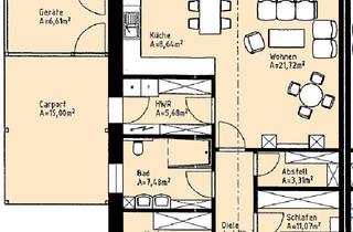Haus mieten in 49681 Garrel, Moderne Bungalowhälfte mit Einbauküche und Carport an der Thülsfelder Talsperre!