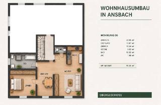 Wohnung kaufen in 91522 Ansbach, Ansbach - Exklusive Eigentumswohnung im Denkmalobjekt Ansbacher Innenstadt
