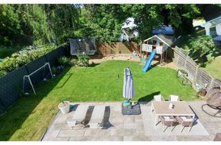 Doppelhaushälfte kaufen in 12355 Berlin, Berlin - Familienidyll am Park - Doppelhaushälfte mit Wintergarten, Kamin & Traumgarten in Berlin-Rudow
