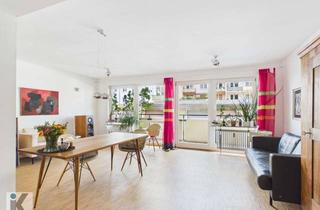 Wohnung kaufen in 68163 Lindenhof, Stilvolle 4-Zimmer-Erdgeschosswohnung mit Balkon, Stellplatz