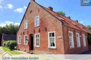 Wohnung kaufen in 26736 Krummhörn, Historischer Charme nahe Greetsiel – gemütliches Reihenendhaus im Landhausstil