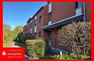 Wohnung kaufen in 23558 Buntekuh, Gepflegte 3-Zimmer-Erdgeschosswohnung mit Südterrasse - vermietet