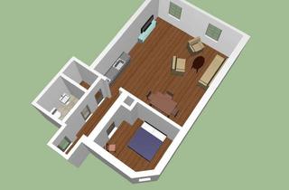 Wohnung mieten in Stadtplatz 14, 94327 Bogen, Schöne sanierte 2-Zi-Altbauwohnung mit Einbauküche in Bogen Zentrum (1003)