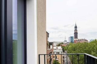 Wohnung mieten in Neustädter Neuer Weg 20, 20459 Neustadt, Stilvolle, neuwertige 3-Zimmer-Wohnung mit Balkon und EBK in Neustadt, Hamburg