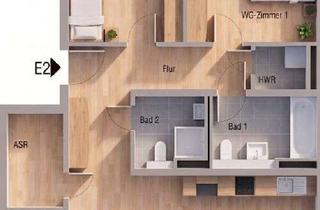 Wohnung mieten in 14776 Neustadt, Modernes Campus Living in Brandenburg an der Havel – Exklusive Studenten-WG mit großzügigen Zimmern
