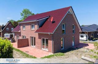 Haus kaufen in 26655 Westerstede, Neubau DHH mit Wärmepumpe in Westerstede/ Ocholt, Obj. 9823