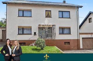 Haus kaufen in 66589 Merchweiler, Attraktives Zweifamilienhaus mit Sonnenterrasse, Gartenidylle und vielfältigen Nutzungsmöglichkeiten