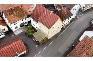 Doppelhaushälfte kaufen in Kocherstetter Straße, 74653 Künzelsau, Zwei Doppelhaushälften mit großem Potential in Morsbach / Künzelsau