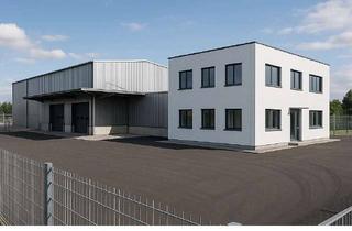 Gewerbeimmobilie kaufen in 93142 Maxhütte-Haidhof, Modernes Gewerbeareal mit Hochregal-, Lager- Produktionshalle und Bürogebäude