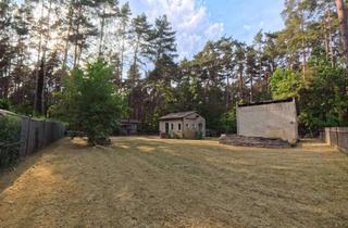 Grundstück zu kaufen in 15864 Wendisch Rietz, ***reserviert*** Massiver Wald-Bungalow nahe Scharmützelsee (Projekt für Macher)