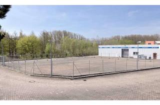 Gewerbeimmobilie mieten in 99869 Tüttleben, Gewerbe-Außenfläche 900m² gepflastert, eingezäunt, abgeschlossen, beleuchtet 2flgl. Tor