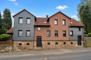 Haus kaufen in Bahnhofstr. 23,25, 37170 Uslar, * Uslar * freistehendes Zweifamilienhaus mit Anbau * Garten * Carport *