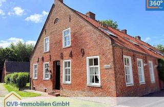 Wohnung kaufen in 26736 Krummhörn, Historischer Charme nahe Greetsiel – gemütliches Reihenendhaus im Landhausstil