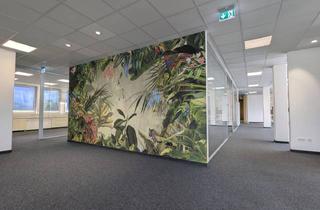 Büro zu mieten in 82362 Weilheim, HELL & OFFEN GESTALTET, GLASTRENNWÄNDE, KONFERENZRAUM, MODERNE EINBAUKÜCHE, SERVERRAUM