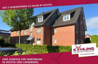Wohnung kaufen in 27793 Wildeshausen, Wildeshausen - Gepflegte 3-Zimmer-Wohnung mit Balkon & Stellplatz in attraktiver Lage von Wildeshausen!