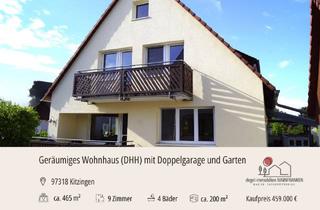 Doppelhaushälfte kaufen in 97318 Kitzingen, Kitzingen - Großzügige Doppelhaushälfte mit Wellnessbereich, 4 Bädern, ausgebautem Spitzboden & Doppelgarage in ruhiger Lage von Kitzingen