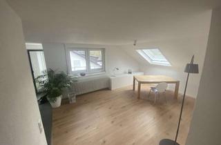 Wohnung mieten in 71549 Auenwald, Sanierte 3,5-Zimmer-DG-Wohnung mit 2 Balkone, Küche und Bad möbliert.