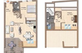 Wohnung mieten in 63128 Dietzenbach, Helle 3-Zimmer-Maisonette-Wohnung mit Balkon in zentraler Lage von Dietzenbach Steinberg