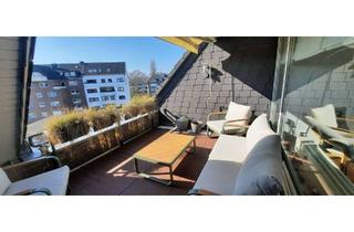 Wohnung mieten in Buchenstraße 23, 47805 Dießem/Lehmheide, Lichtdurchfluteter DG-Traum in Krefeld: 3 Zimmer mit SW-Dachterrasse, moderner EBK & Garage!