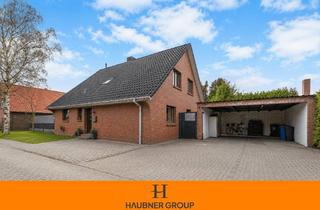 Haus kaufen in 26689 Apen, Massives Zweifamilienhaus mit getrennter Haustechnik in zentrumsnaher Lage in Augustfehn