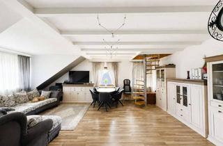 Wohnung kaufen in 74177 Bad Friedrichshall, Charmante Dachgeschosswohnung mit Maisonetteebene, Dachterrasse und ca. 80 m² nutzbarer Fläche